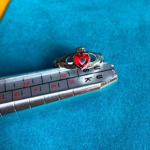 Sterling silver claddagh ring